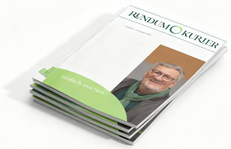RUNDUM KURIER Prospektstapel