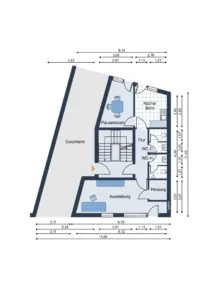 Grundriss Büro
