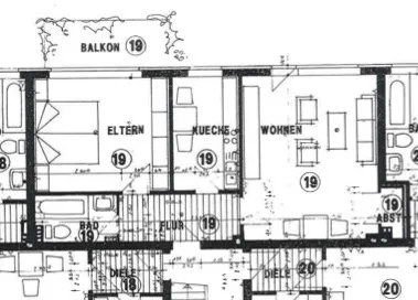 Grundriss WE19
