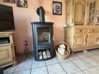 Kamin mit Außenanschluss