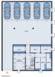 Kellergeschoss/Tiefgarage - Anordnung der Stellplätze weicht ab - Top geschnittene 4-Zimmer Maisonettewohnung im Zentrum von Bedburg