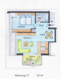 Grundriss DG Wohnung