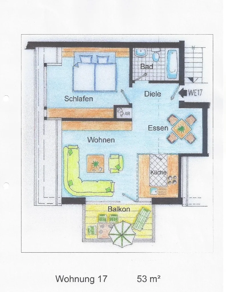 Grundriss DG Wohnung