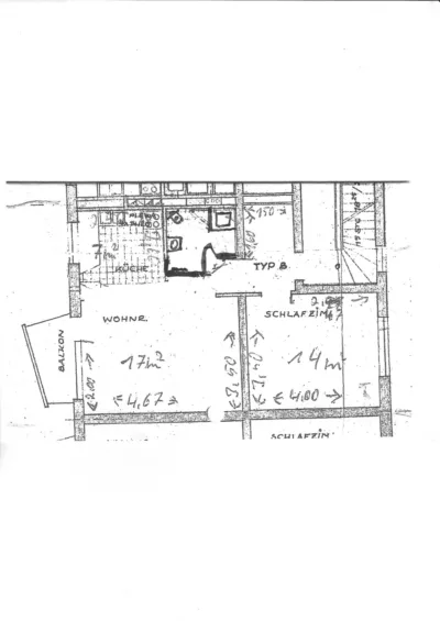 ++Direkt neben der Juppekerk: Renovierte 2-Zimmer-ETW mit Balkon und Einbauküche++, 41236 Mönchengladbach, Etagenwohnung