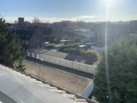 Blick vom Wohnzimmerbalkon