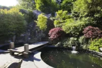 Teich mit Bachlaufanlage