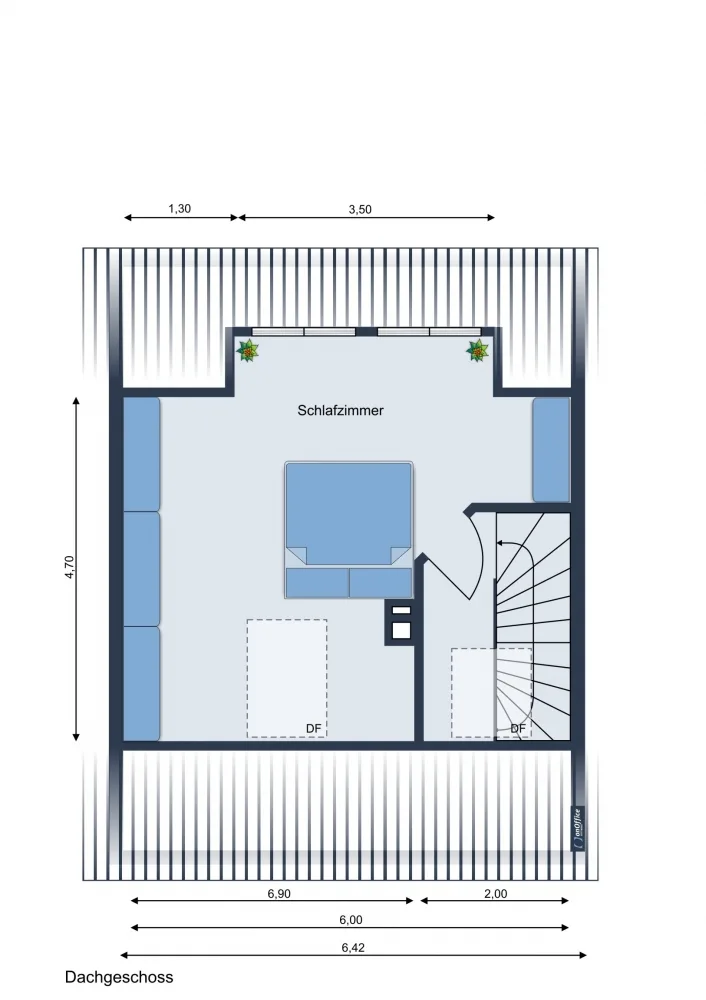Grundriss Dachgeschoss