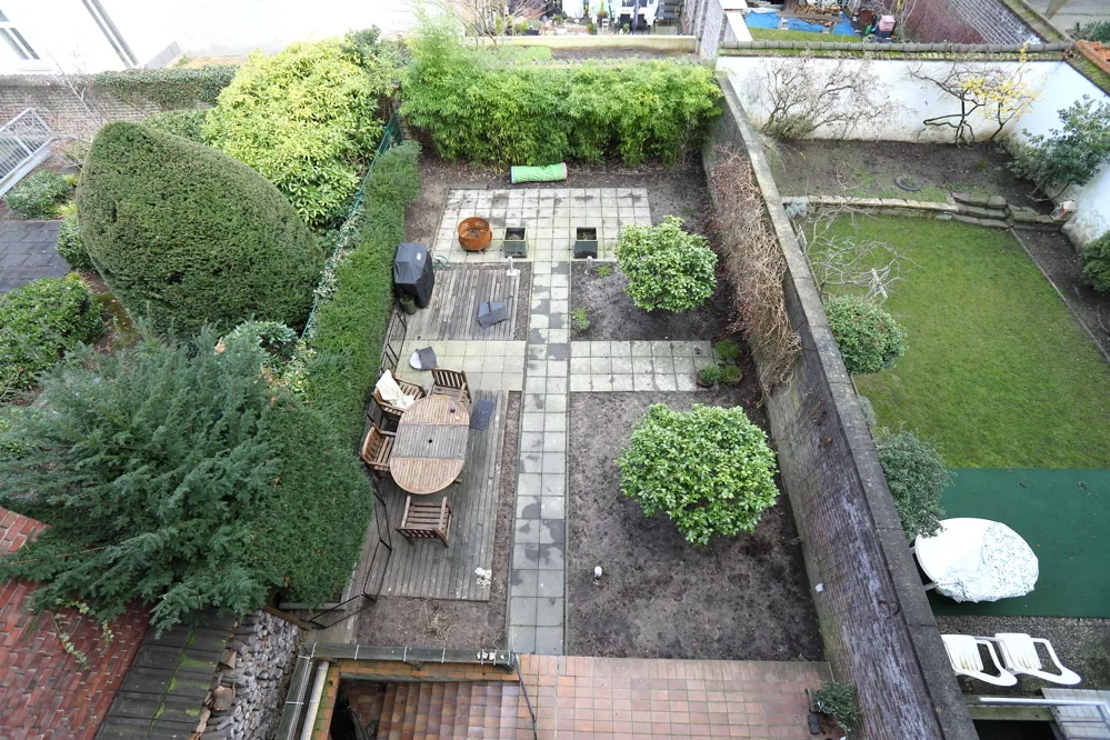 Blick vom Balkon