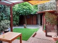 überdachte Terrasse