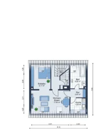 Grundriss Dachgeschoss