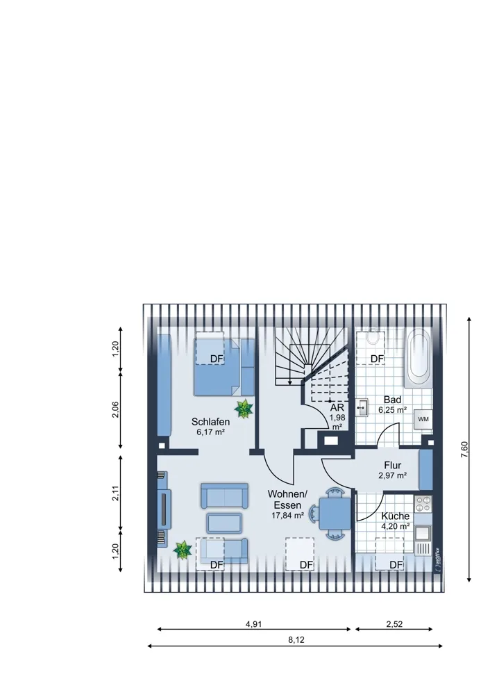 Grundriss Dachgeschoss