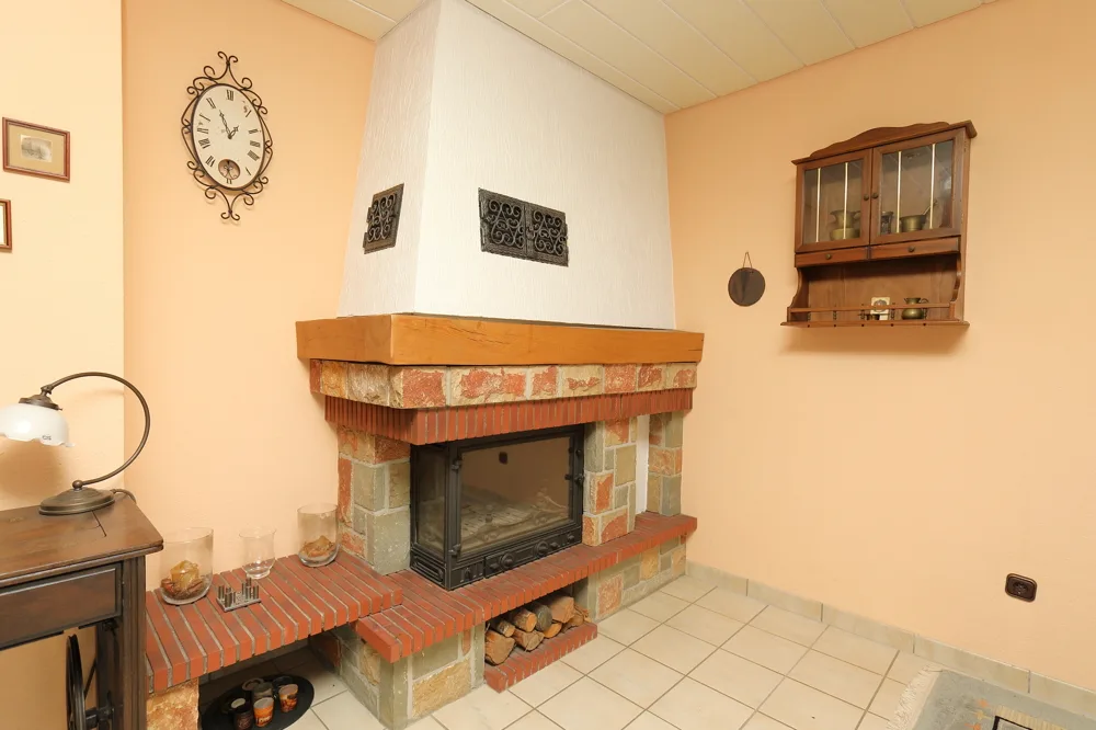 Kamin im Wohnzimmer