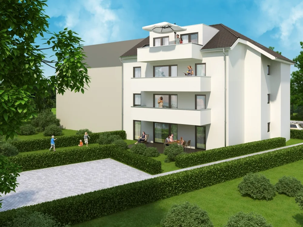 Rückansicht Gladbacher Str. 104, Mönchengladbach-Rheindahlen