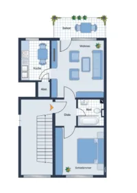Grundriss Wohnung
