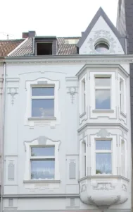 Jugendstil-Hausfassade