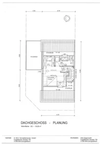 Dachgeschoss Planung