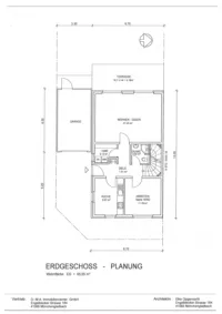 Erdgeschoss Planung