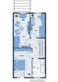 Grundriss 1 OG