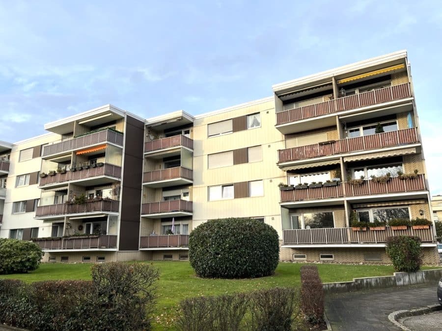 Gemütliche 3-Zimmerwohnung mit großem Südbalkon in Mönchengladbach-Venn - Außenansicht
