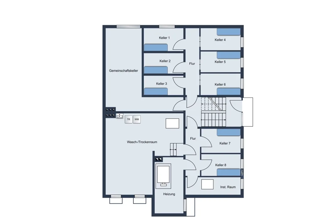 GA54 Grundriss Keller