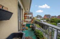 Balkone kleinere sowie größere Einheit