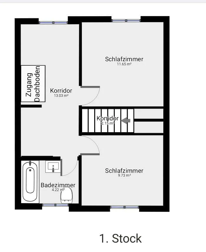 Grundriss 1OG