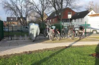 abgeschlossener Fahrradstellbereich