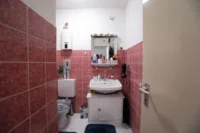 Blick ins Badezimmer