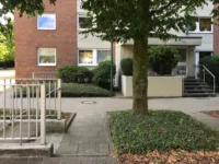 Garagenzugang am Hauseingang