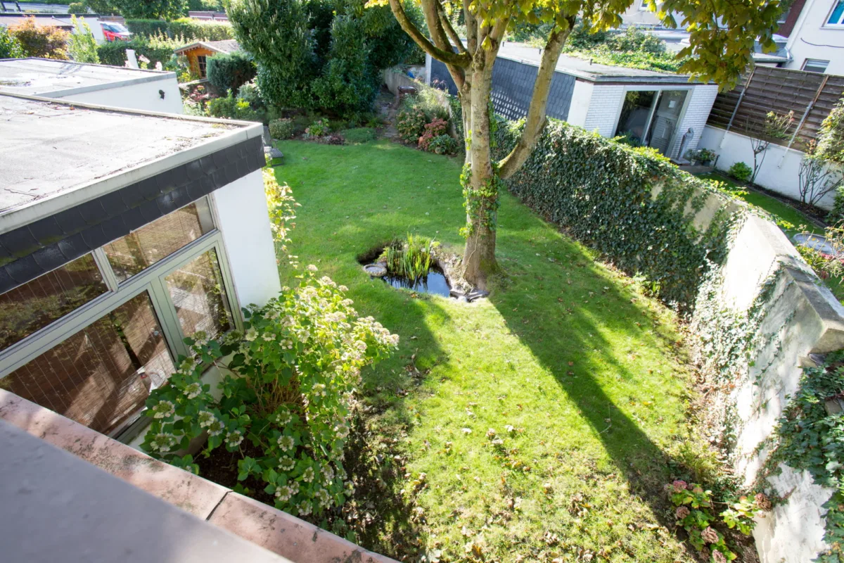 Ausblick Garten