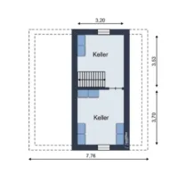 Grundriss Keller