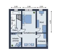 Grundriss Dachgeschoss