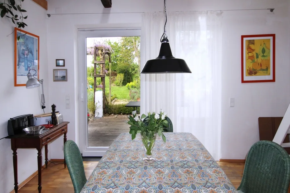 Anbau - Blick in den Garten