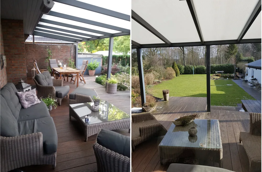 Terrassenansichten