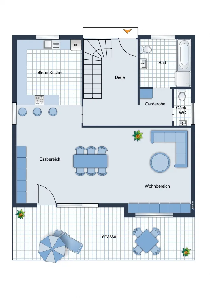 Grundriss EG