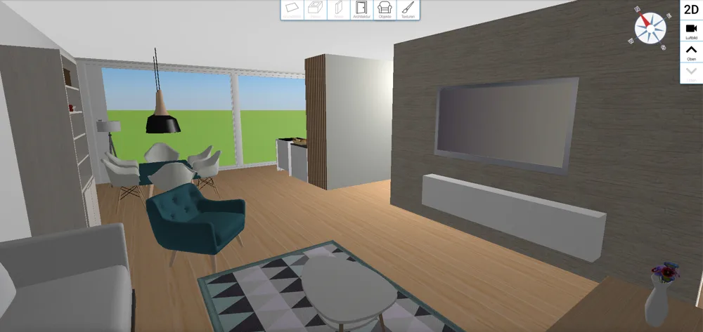 Wohnbeispiel Wohnzimmer