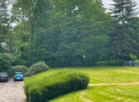 Grünanlage vor dem Haus