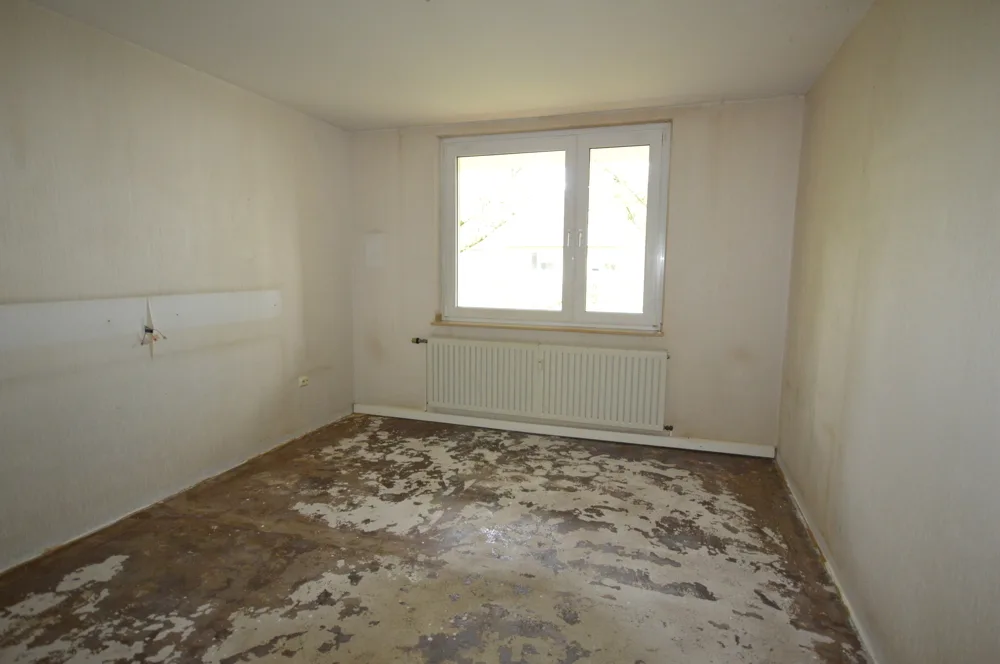 Blick ins Schlafzimmer