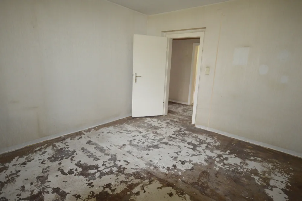 Blick vom Schlafzimmer aus in die Diele