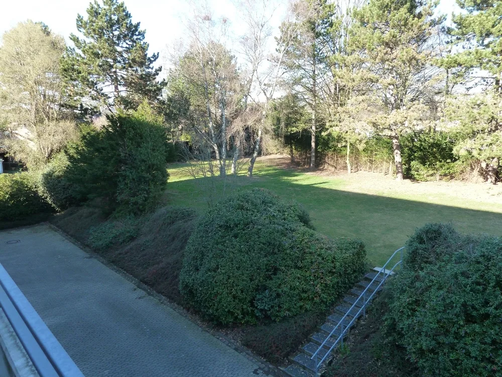 Gartenansicht Balkon
