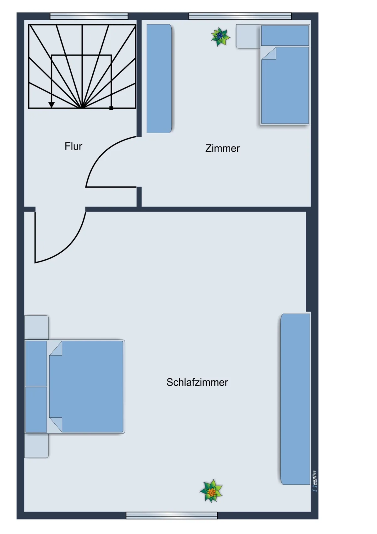 Grundriss Obergeschoss
