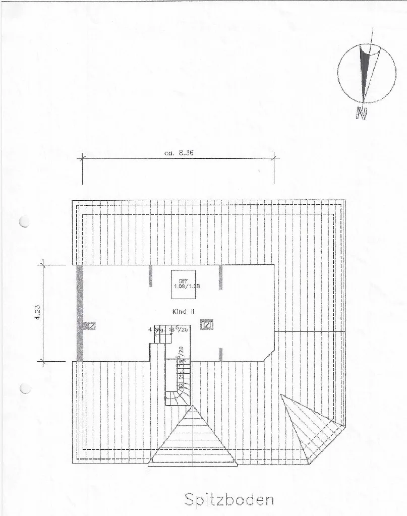 Grundriss Spitzbogen