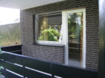 Blick auf den Balkon - Gemütliches, möbliertes 1-Zimmer-Apartment mit Balkon in ruhiger Lage nahe Borussia-Park