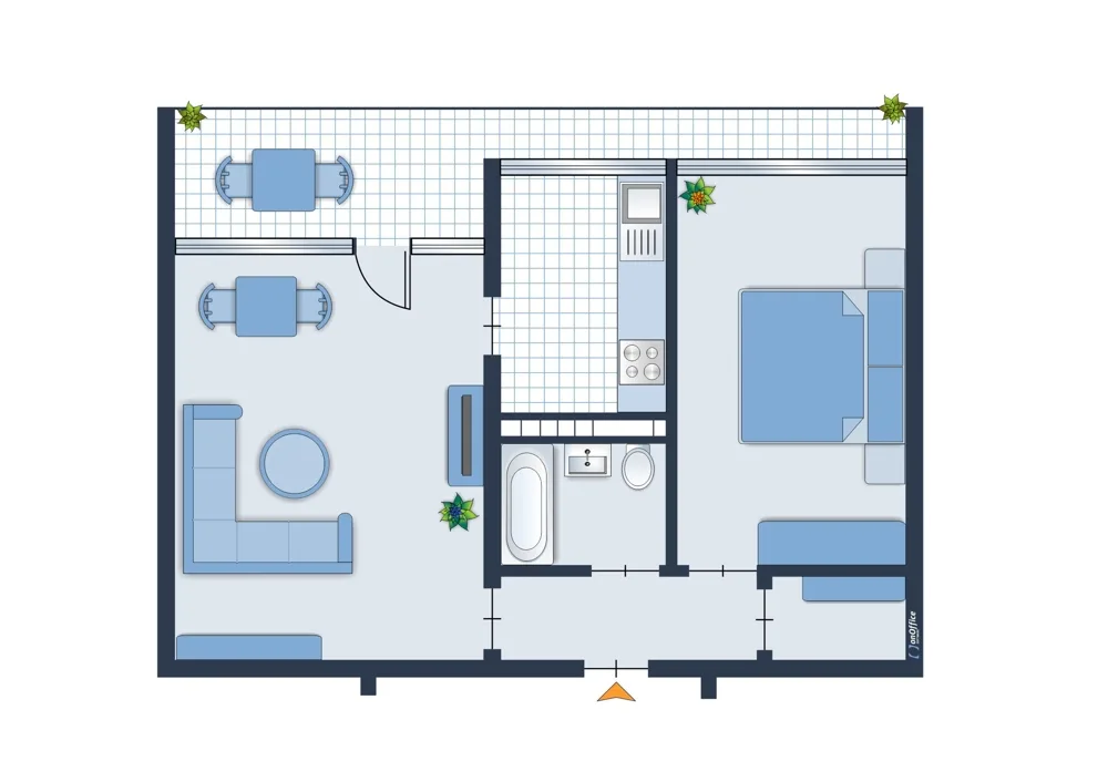 Wohnungsgrundriss