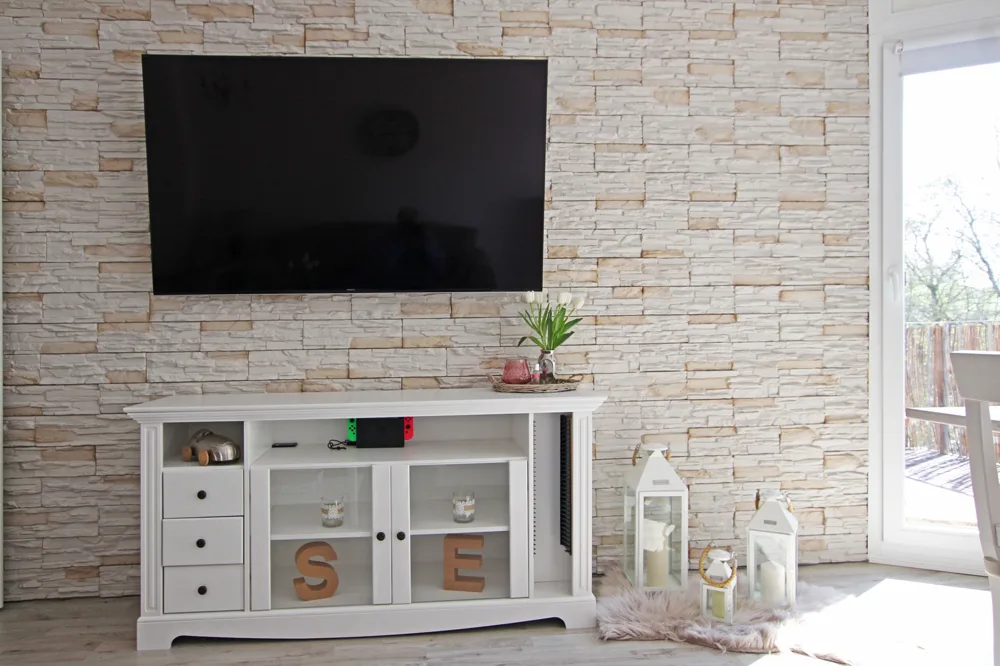 TV-Bereich im Wohnzimmer