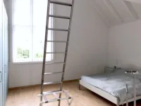 Schlafzimmer Blick zum Fenster