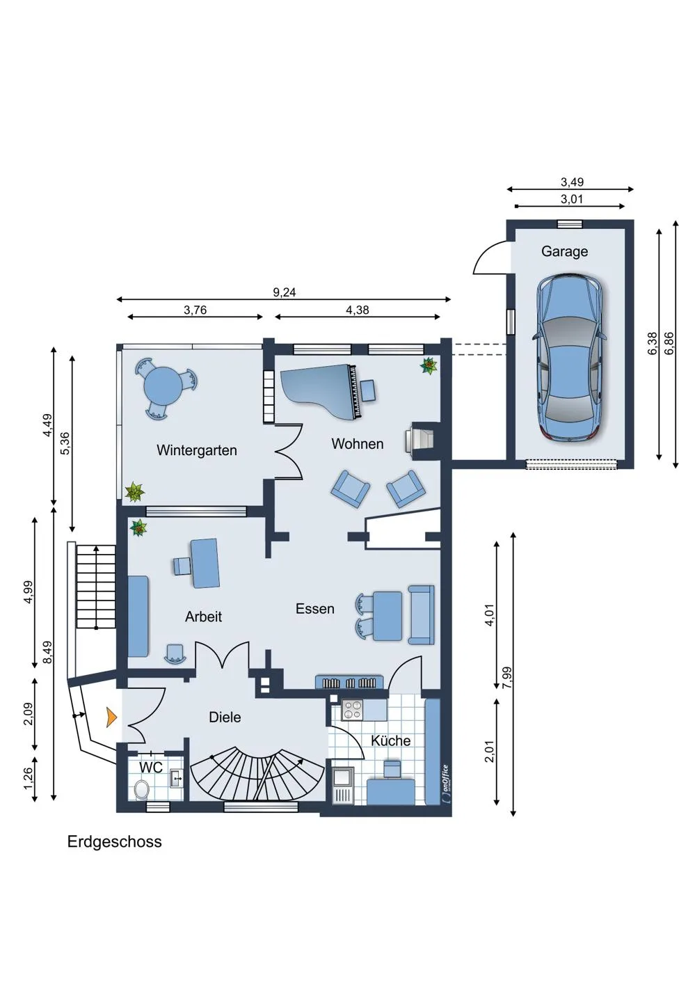Grundriss EG