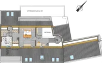 Grundriss Spitzboden - WE 6