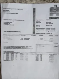 Heizkostenabrechnung 2025 Ciftci