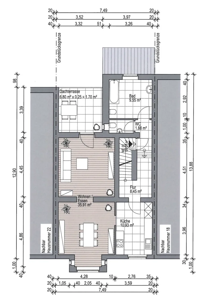 Grundriss 1. OG